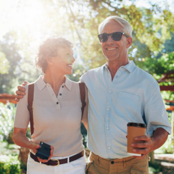 Senior Couple On A Vacation